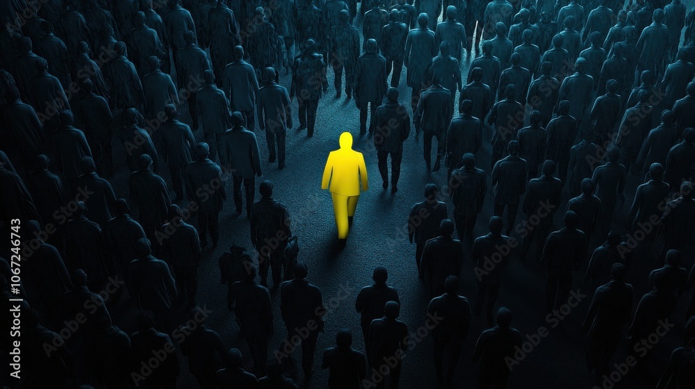 Stand out in a crowd embrace your unique identity to inspire others and foster connection