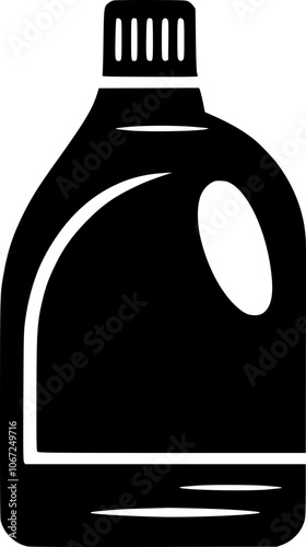 Oil Bottle Vector Design for Recipe Books and Restaurant Menus