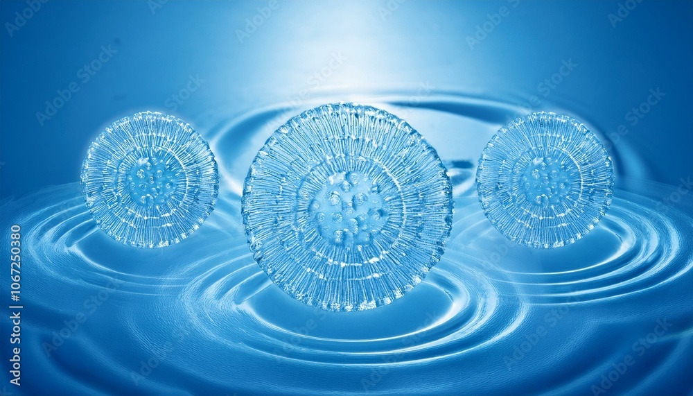 Obraz premium The process by which cells reproduce and divide in response to light