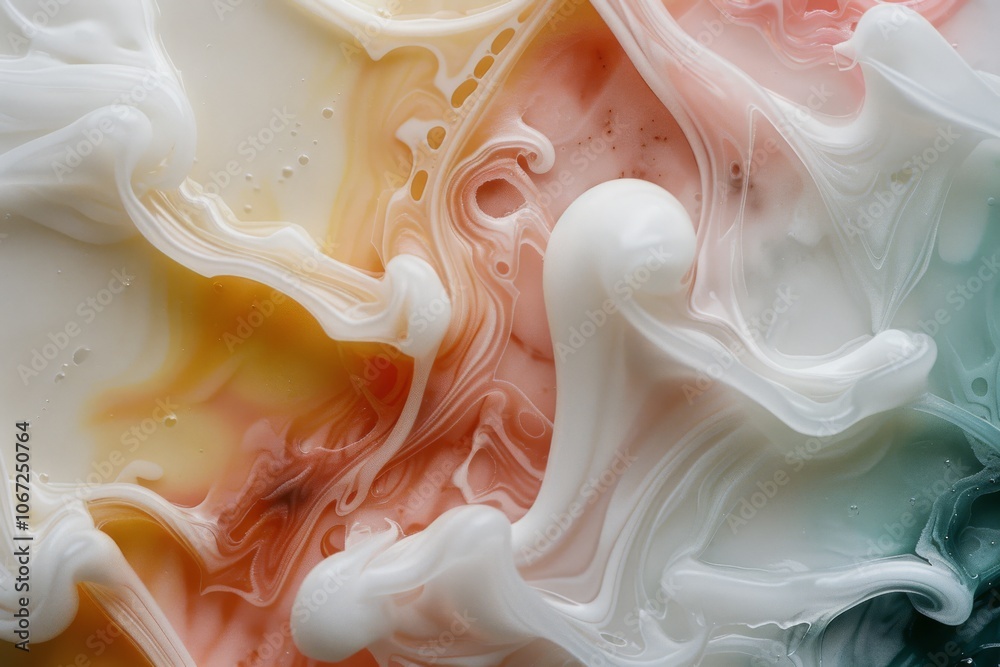 Colorful, swirling patterns of liquid create a mesmerizing marbled effect, blending pinks, oranges, and blues in an abstract form. Colorful, swirling patterns of liquid create a mesmerizing marbled effect, blending pinks, oranges, and blues in an abstract form.