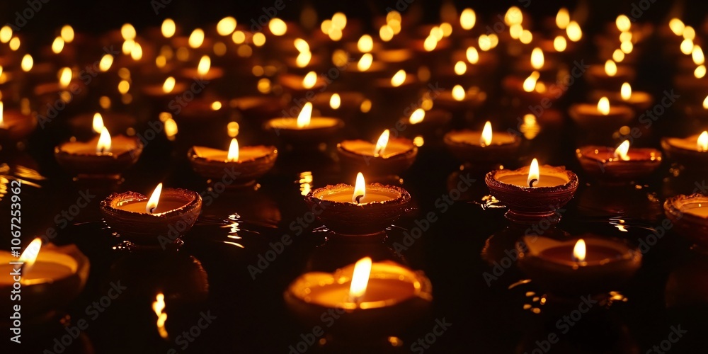 Floating Candles in the Dark Floating Candles in the Dark