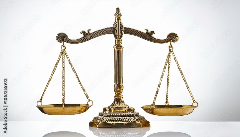 gold balance scales on White background PNG gold balance scales on White background PNG