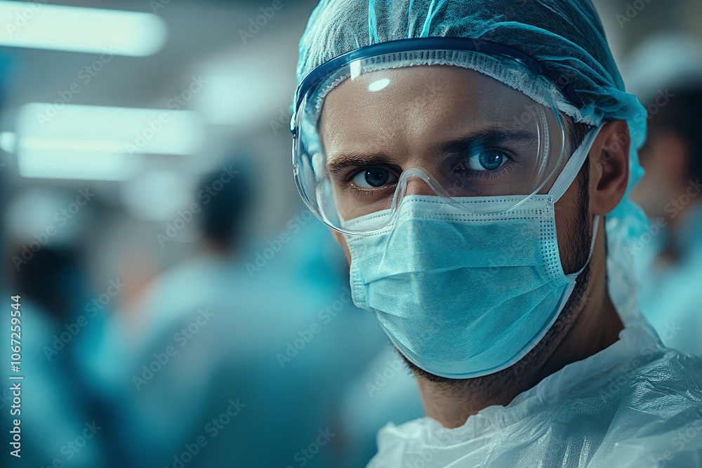 a physician attending to a patient in an emergency unit with a sense of urgency. a physician attending to a patient in an emergency unit with a sense of urgency.