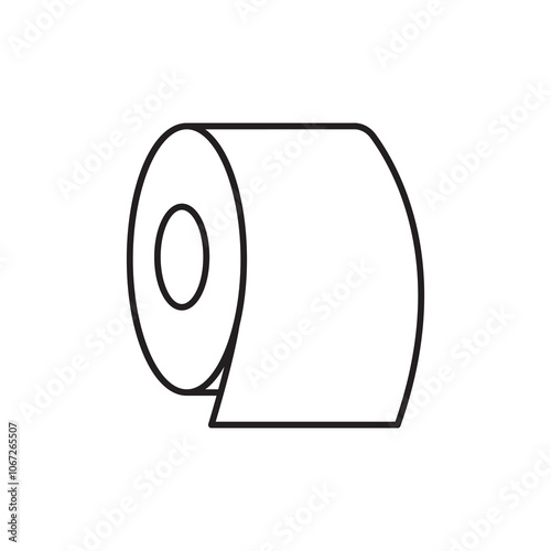 toilet equipment and supplies simple icon design vector