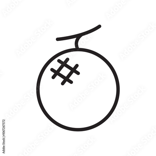  lychee simple icon design vector