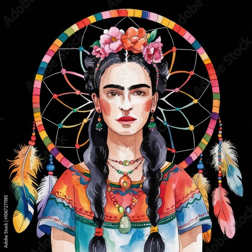 portrait of a woman with a dream catcher

Keyw photo