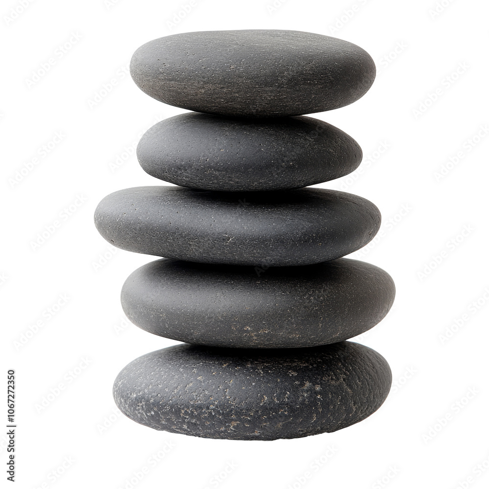 Stacked smooth stones for relaxation and balance Stacked smooth stones for relaxation and balance