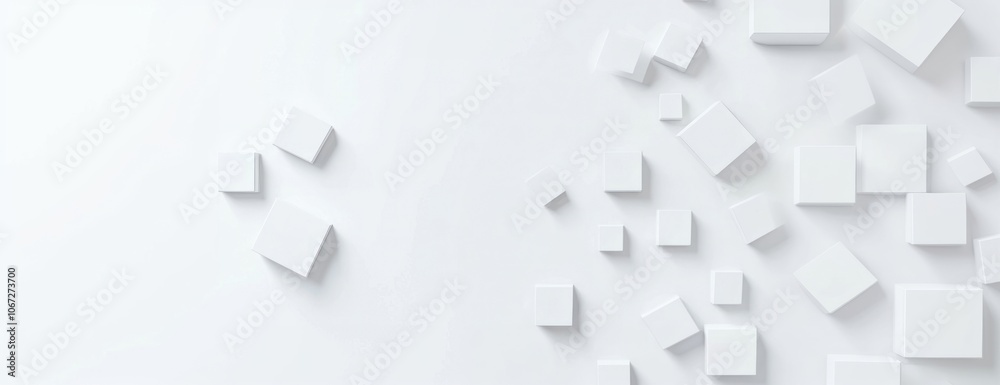 3D white background minimalist design shapes. 3D white background minimalist design shapes.