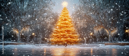 Here is the beautiful scene for the Marry Christmas