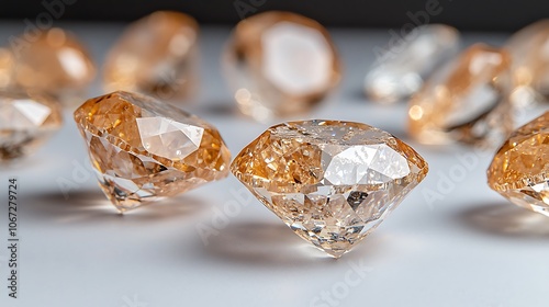 Dazzling Diamonds: These exquisite gems are revered for their exceptional clarity, brilliance, and durability, making them the ultimate symbol of luxury and everlasting beauty. photo