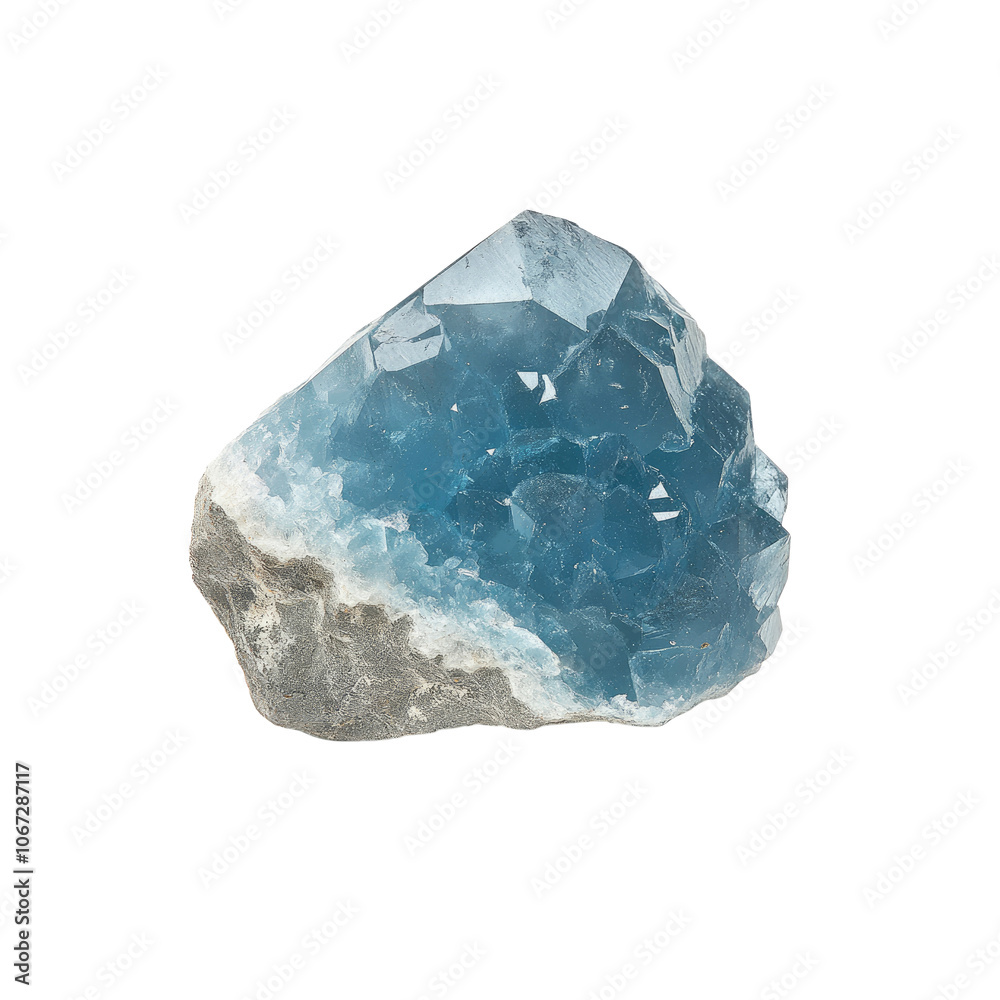 Blue Celestite Crystal Cluster