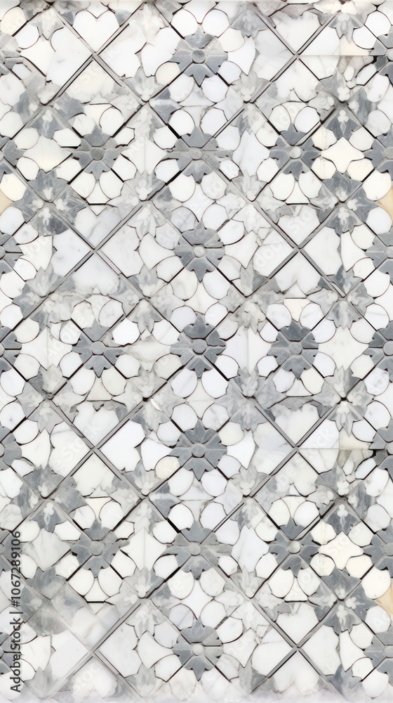 Fototapeta premium Indian art tile pattern chandelier lamp home decor.