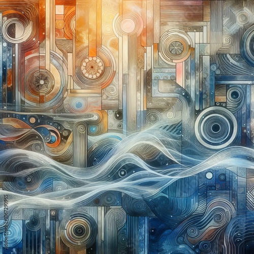 Abstract Textures Use abstract textures to create a pattern or t