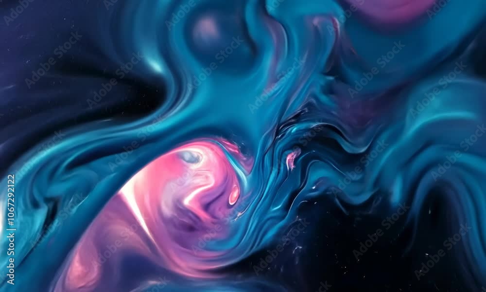Vibrant cosmic patterns with swirling shades of blue and pink, evoking a sense of wonder Vibrant cosmic patterns with swirling shades of blue and pink, evoking a sense of wonder