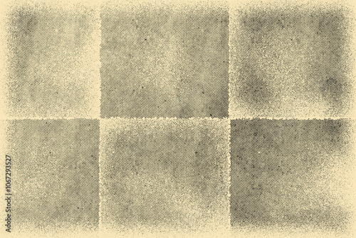Halftone texture background. raw and vintage style