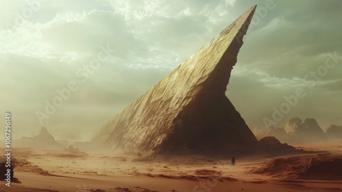 Dune cinematic artwork, epic landscapes, mystical prophecy themes, immersive visuals, captivating atmosphere, rich color palette