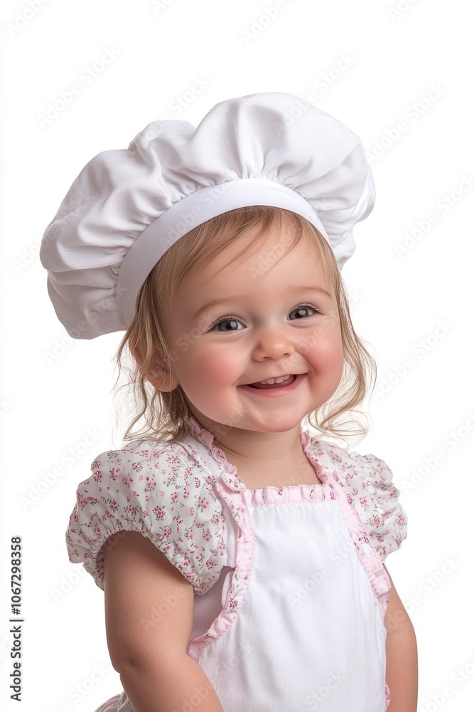 A Young cute English baby girl costume happy smile. A Young cute English baby girl costume happy smile.