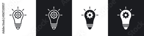 Implement icon in thin outlined.