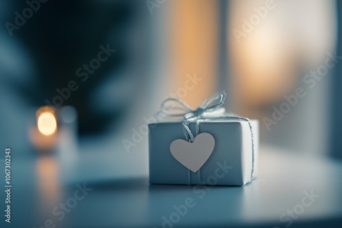 Minimalist Macro Photography of Small Gift Box
