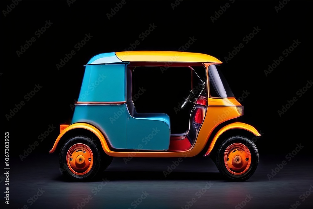 a small three wheeled tuk tuk with an electric powertrain the de a small three wheeled tuk tuk with an electric powertrain the de