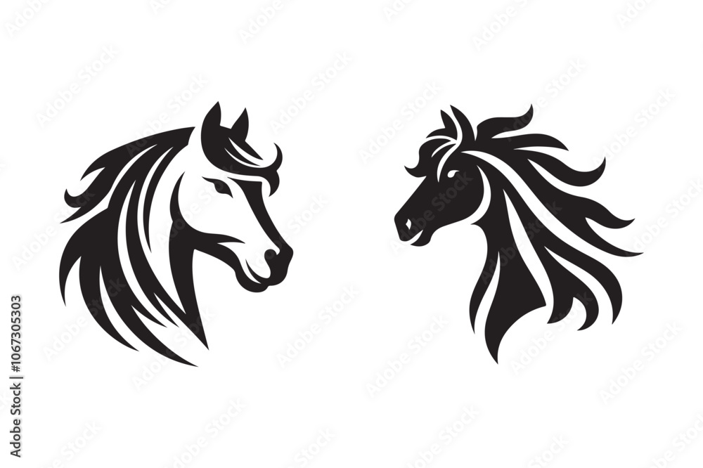 Horse logo Vector design inspiration Horse logo Vector design inspiration