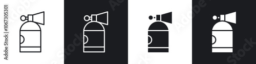 Air horn icon in thin outlined.