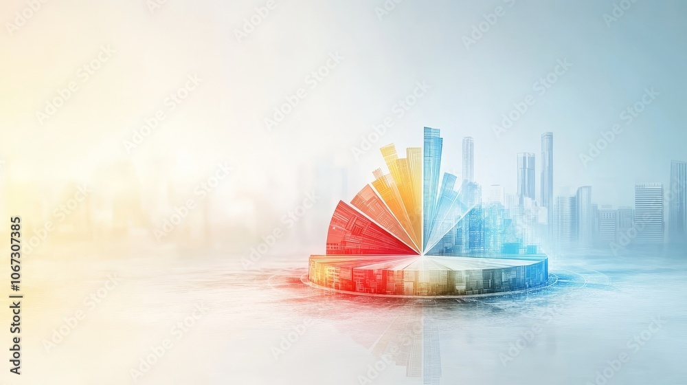 Dynamic Multi-layered Pie Chart Illustrating Evolving Investment Diversification Across Various Asset Classes for Strategic Growth