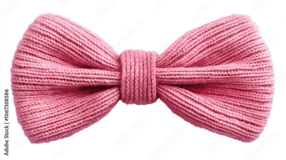 Handcrafted Pink Bow for Christmas Decoration Handcrafted Pink Bow for Christmas Decoration