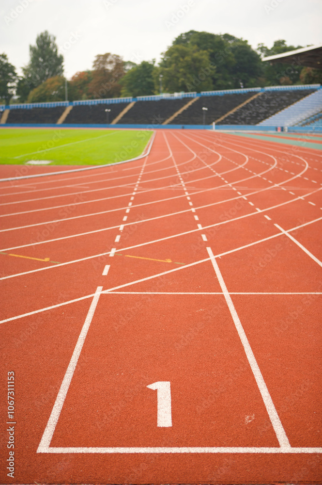 Fototapeta premium Running track
