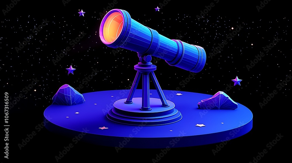 Iconic Telescope Design for Astronomy App