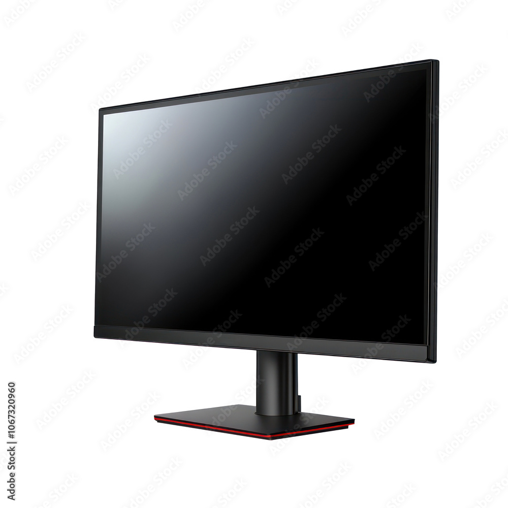 High-resolution Computer Monitor Isolated on a White Background Ready for Use in Any Setting High-resolution Computer Monitor Isolated on a White Background Ready for Use in Any Setting