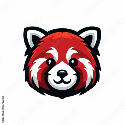 red panda logo illustration