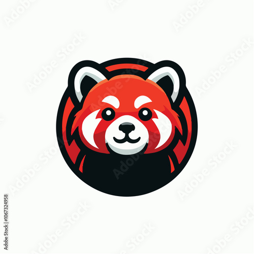 red panda logo illustration