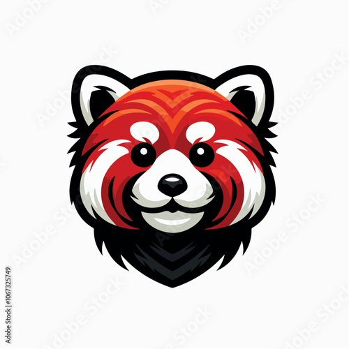 red panda logo illustration