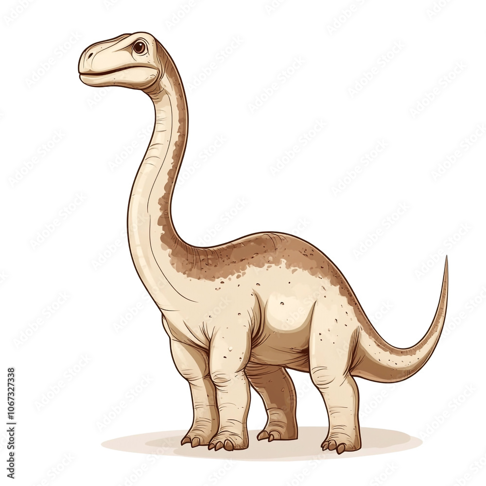 Fototapeta premium Brachiosaurus illustration