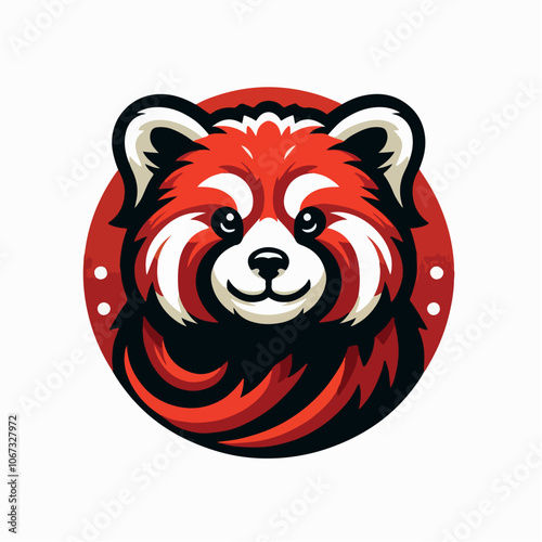 red panda logo illustration