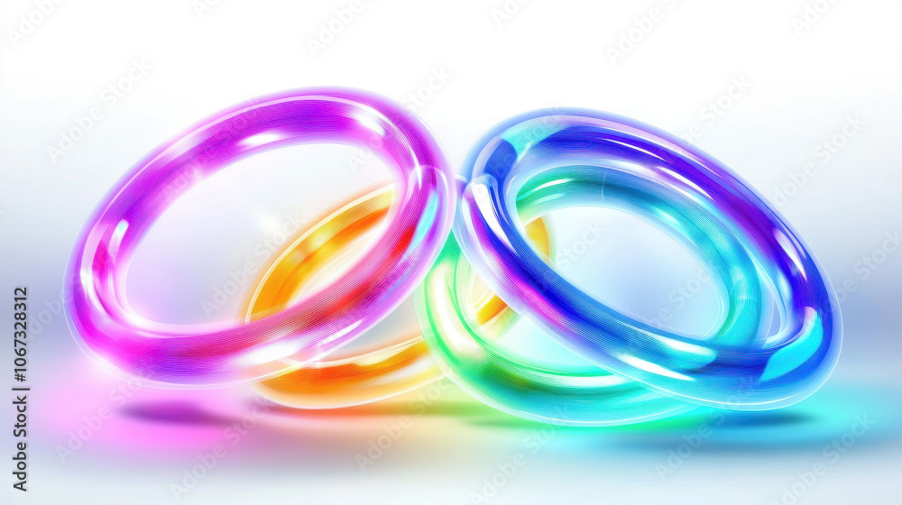 Vibrant neon glow stick bracelets in various colors create energetic vibe. Perfect for parties and events, these colorful accessories add fun and lively touch to any occasion Vibrant neon glow stick bracelets in various colors create energetic vibe. Perfect for parties and events, these colorful accessories add fun and lively touch to any occasion