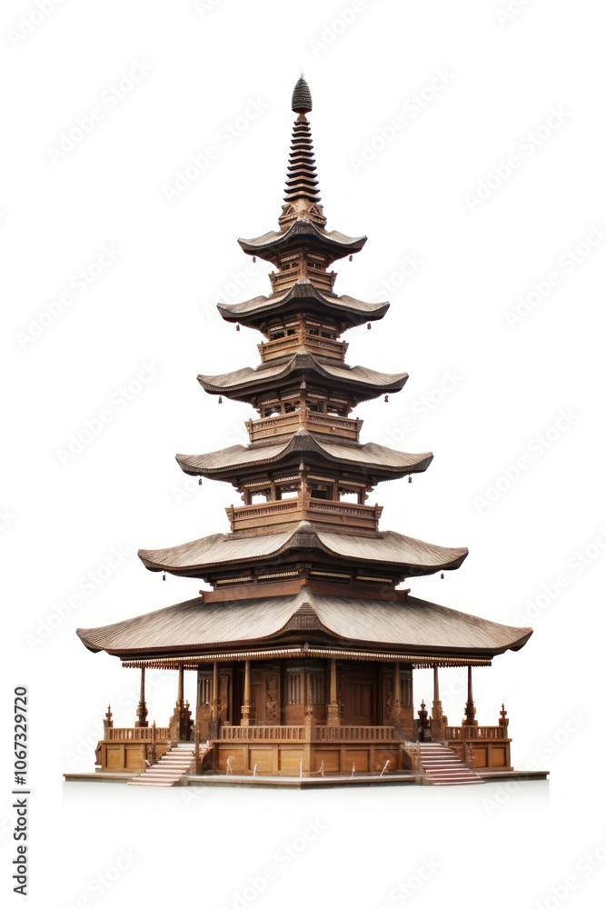 Indonesia pagoda architecture building. Indonesia pagoda architecture building.