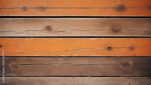 Texture of horizontal brown wooden planks.