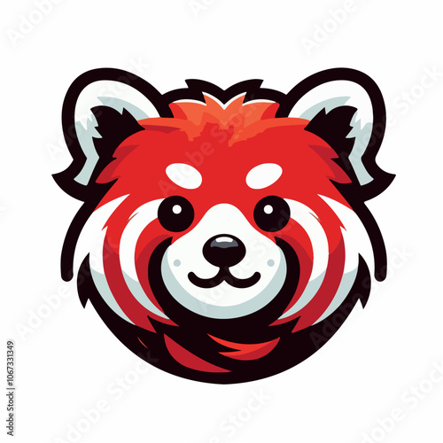 red panda logo illustration