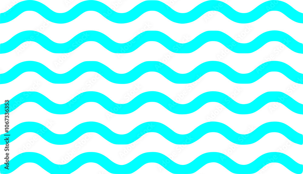 Blue waves icon in trendy style isolated on white background . Water wave icon vector Blue waves icon in trendy style isolated on white background . Water wave icon vector