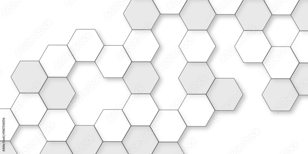 Abstract white background with hexagon and hexagonal background. Luxury white pattern with hexagons. abstract 3d hexagonal background with shadow. 3D futuristic abstract honeycomb mosaic background. Abstract white background with hexagon and hexagonal background. Luxury white pattern with hexagons. abstract 3d hexagonal background with shadow. 3D futuristic abstract honeycomb mosaic background.