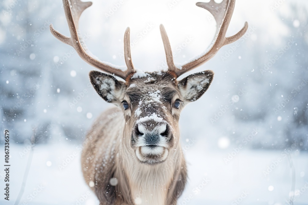 Reindeer wildlife outdoors animal. Reindeer wildlife outdoors animal.