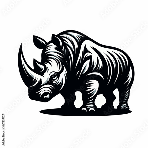 rhino logo illustration