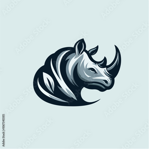 rhino logo illustration