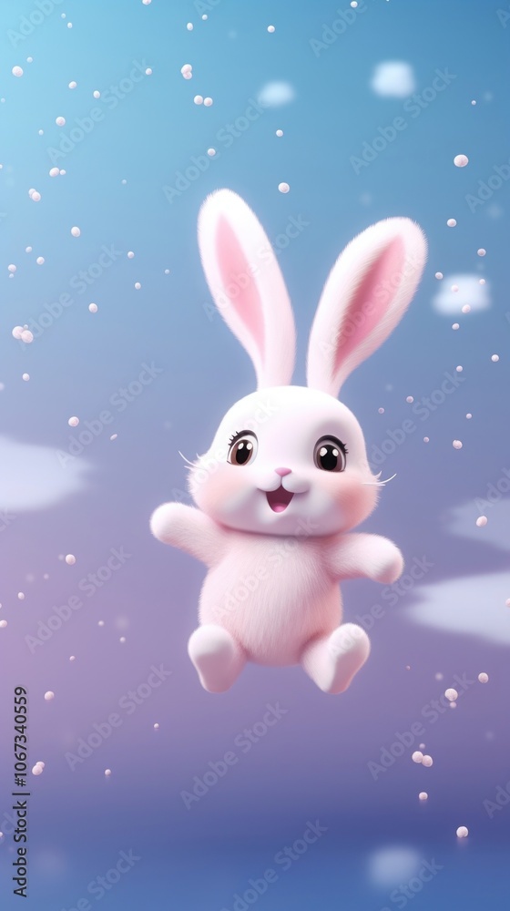 Rabbit jumping dreamy wallpaper cartoon astronomy outdoors. Rabbit jumping dreamy wallpaper cartoon astronomy outdoors.