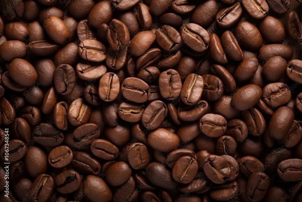 Naklejka premium Coffee bean background.