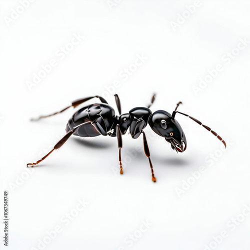 ant in white background