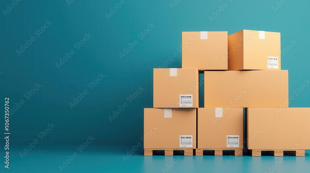 Inventory control software, digital screen with stock levels, 3D illustration Inventory control software, digital screen with stock levels, 3D illustration