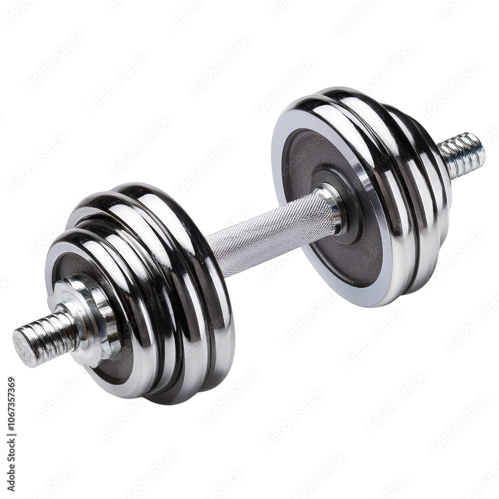 Dumbbell, white isolate background transparent Dumbbell, white isolate background transparent